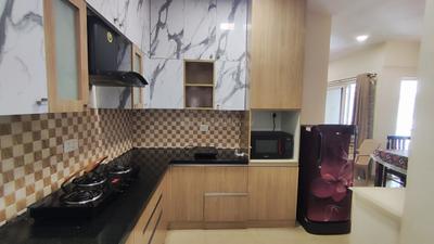 Kitchen Image of 1056 Sq.ft 2 BHK Apartment / Flat for rent in Sattva Laurel Heights, Jalahalli West Bengaluru for Rs. 40000