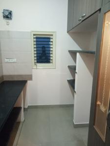 Kitchen Image of 600 Sq.ft 1 BHK Independent House for rent in Vidyaranyapura Bengaluru for Rs. 13000