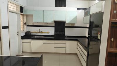 Kitchen Image of 3195 Sq.ft 4 BHK Apartment / Flat for rent in Sheladia Prayag Residency, Bodakdev Ahmedabad for Rs. 115000