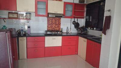 Kitchen Image of 1360 Sq.ft 3 BHK Apartment / Flat for sale in V R Keshav Kunj 3, Sanpada Navi Mumbai for Rs. 42000000