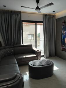 Hall Image of 1875 Sq.ft 3 BHK Apartment / Flat for rent in Ajray Rudransh Heights, Jahangir Pura Surat for Rs. 32000
