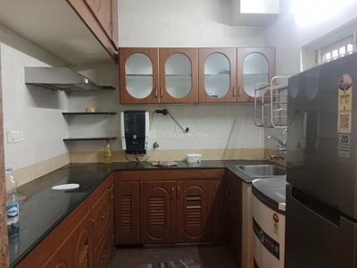 Kitchen Image of 1100 Sq.ft 2 BHK Apartment / Flat for rent in Sattva Navaratna Residency, P N Palayam Coimbatore for Rs. 35000