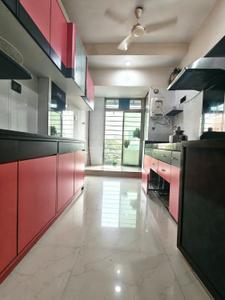 Kitchen Image of 975 Sq.ft 2 BHK Apartment / Flat for rent in Raj Heritage Tower, Dahisar West Mumbai for Rs. 52000