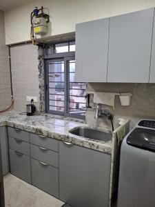 Kitchen Image of 575 Sq.ft 2 BHK Apartment / Flat for sale in Pearl Harmony, Dadar West Mumbai for Rs. 31000000