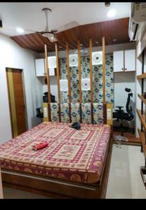 Bedroom Image of 1780 Sq.ft 3 BHK Apartment / Flat for rent in Sangani Shaligram Lakeview, Vaishno Devi Circle Ahmedabad for Rs. 46000