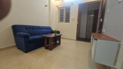 Living Room Image of 1000 Sq.ft 1 BHK Apartment / Flat for rent in Bilekahalli Bengaluru for Rs. 29000
