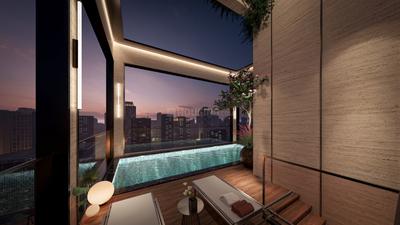 Balcony Image of 3000 Sq.ft 3 BHK Apartment / Flat for sale in Panchshil Omnia Residences, Bandra West Mumbai for Rs. 230000000