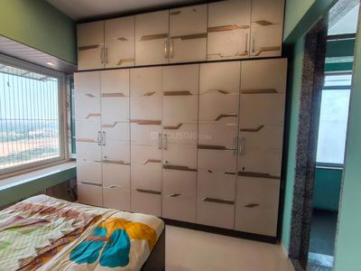 Bedroom Image of 675 Sq.ft 1 BHK Apartment / Flat for rent in Parth Lakeview, Dighe Thane for Rs. 40000