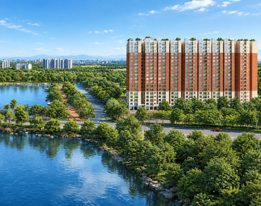 Image of 998 Sq.ft 2 BHK Apartment / Flat for sale in Urbanrise Maheshwari The Lakes Edge, Madhavaram, Chennai for Rs. 9300000