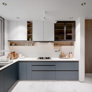 Kitchen Image of 1644 Sq.ft 3 BHK Apartment / Flat for sale in Sambhavnath Complex A Block Rishab Tower, Hiran Magri Udaipur for Rs. 7398000