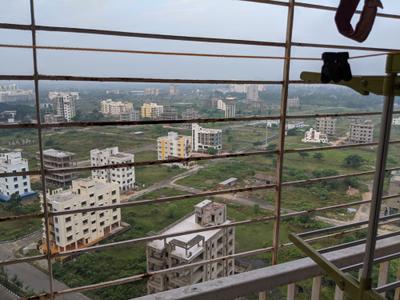 Balcony Image of 2300 Sq.ft 3 BHK Apartment / Flat for sale in Unitech Uniworld City, New Town Kolkata for Rs. 17000000