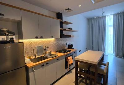 Kitchen Image of 488 Sq.ft 1 BHK Apartment / Flat for rent in Dubai Hills Dubai for Rs. 195000