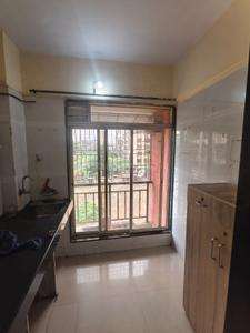 Kitchen Image of 750 Sq.ft 1 BHK Apartment / Flat for rent in Airoli Navi Mumbai for Rs. 21000