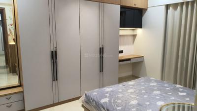 Bedroom Image of 2250 Sq.ft 3 BHK Apartment / Flat for rent in Radhe Infinity, Kudasan Gandhinagar for Rs. 50000