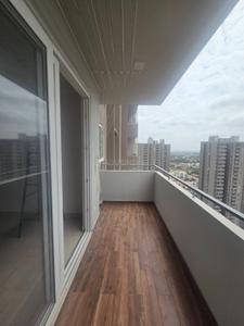 Balcony Image of 1600 Sq.ft 3 BHK Apartment / Flat for rent in Assetz Marq, Kannamangala - Whitefield Hoskote Road Bengaluru for Rs. 69000