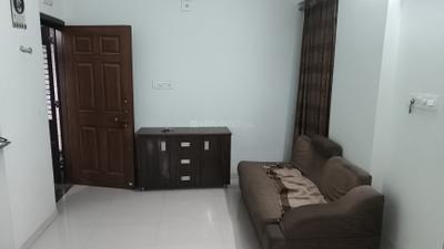 Living Room Image of 666 Sq.ft 1 BHK Apartment / Flat for rent in Kalp Capitol Flora And Capitol Icon 2, Sargasan Gandhinagar for Rs. 20000