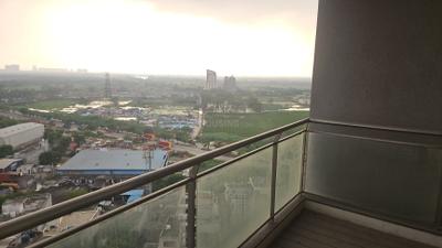 Balcony Image of 2000 Sq.ft 3 BHK Apartment / Flat for rent in Tata Gurgaon Gateway, Sector 112 Gurgaon for Rs. 65000