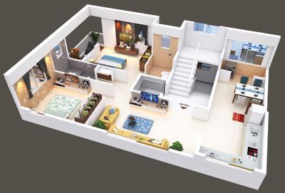 Image of 1141 Sq.ft 2 BHK Apartment / Flat for sale in Pathardi Phata, Nashik for Rs. 4800000