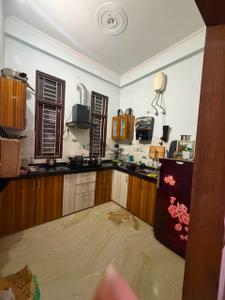 Kitchen Image of 1100 Sq.ft 2 BHK Builder Floor for rent in Manyawas Jaipur for Rs. 20500