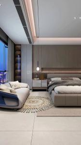 Bedroom Image of 2300 Sq.ft 3 BHK Apartment / Flat for rent in Homeland Heights, Sector 70 Mohali for Rs. 30000