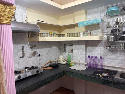 Kitchen Image of 560 Sq.ft 2 BHK Builder Floor for rent in Sector 12 Noida for Rs. 28000