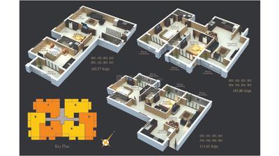 Image of 1100 Sq.ft 2 BHK Apartment / Flat for sale in Porvorim, Goa for Rs. 12700000