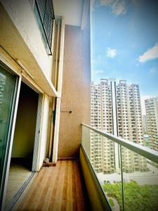 Balcony Image of 1750 Sq.ft 3 BHK Apartment / Flat for rent in VTP Beaumonde Building T2, Manjari Khurd Pune for Rs. 30000