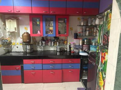 Kitchen Image of 700 Sq.ft 1 BHK Apartment / Flat for sale in Airoli Navi Mumbai for Rs. 9200000