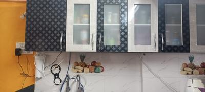 Kitchen Image of 950 Sq.ft 1 BHK Apartment / Flat for rent in Mayuri Infinity, Handewadi Pune for Rs. 18000
