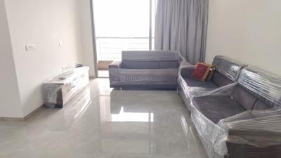 Living Room Image of 1500 Sq.ft 3 BHK Apartment / Flat for rent in Shafalya Veritas, Sola Ahmedabad for Rs. 55000