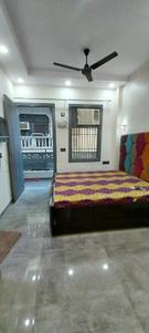 Bedroom Image of 700 Sq.ft 1 BHK Builder Floor for rent in Ashok Nagar New Delhi for Rs. 23000
