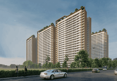 Image of 1043 Sq.ft 2 BHK Apartment / Flat for sale in Kohinoor West View Reserve II, Tathawade, Pune for Rs. 8500000