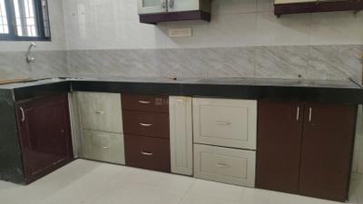 Kitchen Image of 1050 Sq.ft 2 BHK Apartment / Flat for rent in Vasupujya Neco Gardens, Viman Nagar Pune for Rs. 45000