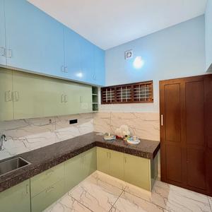 Kitchen Image of 500 Sq.ft 1 BHK Independent House for sale in Pappampatti Coimbatore for Rs. 1500000