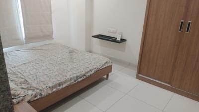 Bedroom Image of 1100 Sq.ft 2 BHK Apartment / Flat for sale in HR Eternia, Shela Ahmedabad for Rs. 5500000