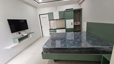 Kitchen Image of 430 Sq.ft 1 RK Apartment / Flat for rent in Madhapur Hyderabad for Rs. 24000
