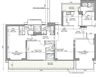 Image of 2700 Sq.ft 4 BHK Apartment / Flat for sale in Godrej Arden, Sigma III, Greater Noida for Rs. 40000000