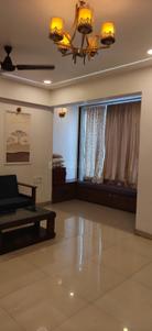 Hall Image of 1100 Sq.ft 3 BHK Apartment / Flat for rent in Kopar Khairane Navi Mumbai for Rs. 80000