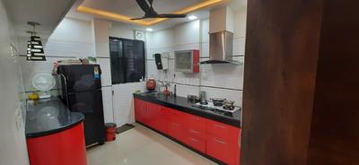 Kitchen Image of 1100 Sq.ft 2 BHK Apartment / Flat for sale in Gota Ahmedabad for Rs. 6400000