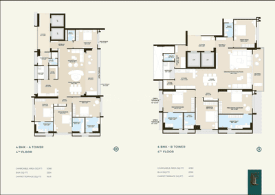 Image of 2324 Sq.ft 4 BHK Apartment / Flat for sale in Shilaj, Ahmedabad for Rs. 24200000