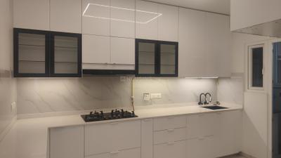 Kitchen Image of 1200 Sq.ft 2 BHK Apartment / Flat for rent in Rajapushpa Provincia, Narsingi Hyderabad for Rs. 58000