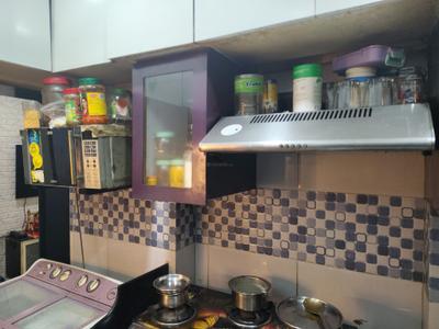 Kitchen Image of 530 Sq.ft 1 BHK Apartment / Flat for rent in Puranik City Phase 3, Thane West Thane for Rs. 19999