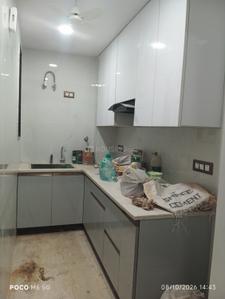 Kitchen Image of 1000 Sq.ft 3 BHK Independent House for rent in Arjun Nagar New Delhi for Rs. 60000