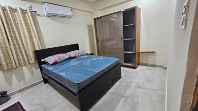 Bedroom Image of 700 Sq.ft 1 BHK Apartment / Flat for rent in Madhapur Hyderabad for Rs. 32000