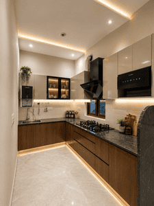 Kitchen Image of 999 Sq.ft 2 BHK Villa for sale in Rohta Agra for Rs. 4200000