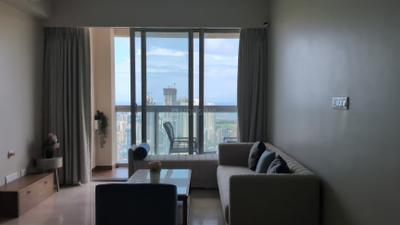 Living Room Image of 1200 Sq.ft 3 BHK Apartment / Flat for rent in Piramal Aranya, Byculla Mumbai for Rs. 200000