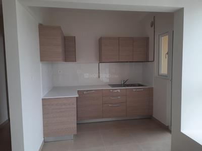 Kitchen Image of 750 Sq.ft 1 BHK Apartment / Flat for rent in Bhartiya Nikoo Homes Phase 2, Thanisandra Bengaluru for Rs. 32000