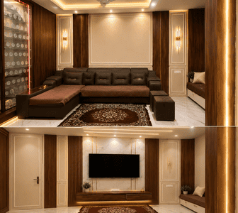 Living Room Image of 3700 Sq.ft 6 BHK Independent House for sale in Mirchandani Shalimar Swayam, Bhangarh Indore for Rs. 28000000