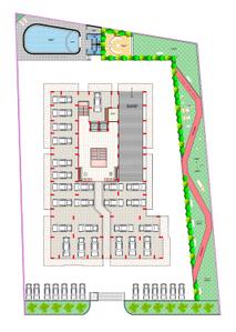 Image of 887 Sq.ft 2 BHK Apartment / Flat for sale in Orion Planet, Jakhya, Indore for Rs. 4967200
