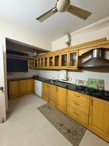 Kitchen Image of 1400 Sq.ft 3 BHK Apartment / Flat for rent in ABAD Marine Plaza, Marine Drive Kochi for Rs. 56000